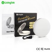 LivingTek portabel sminkspegel & powerbank